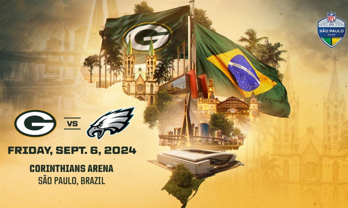 Jogo da NFL em São Paulo acontece em 6 de setembro
