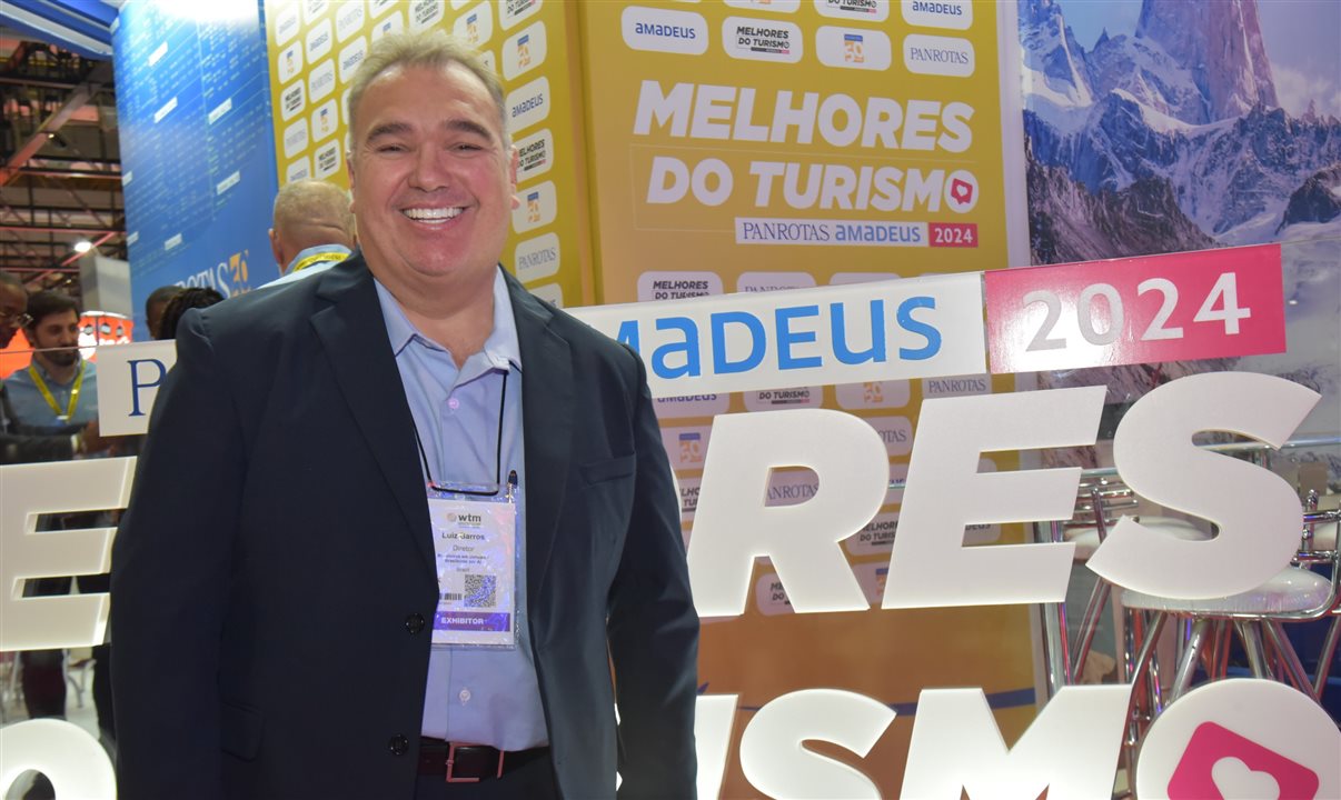 Luiz Barros, sócio proprietário da Brasileiros por Aí, na WTM Latin America
