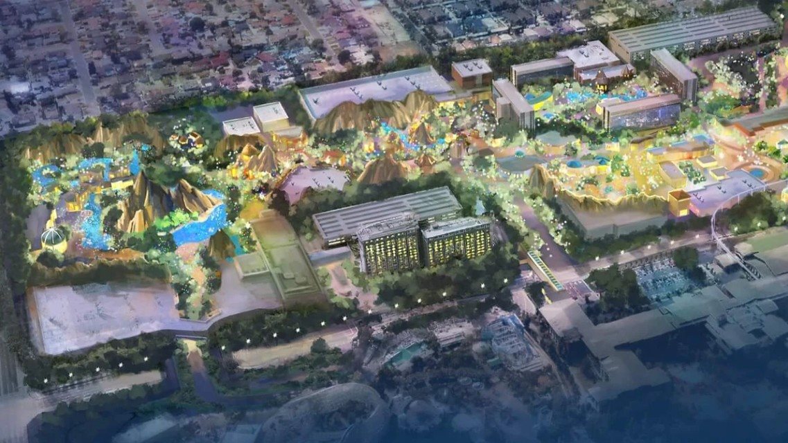 Imagem conceito do DisneylandForward