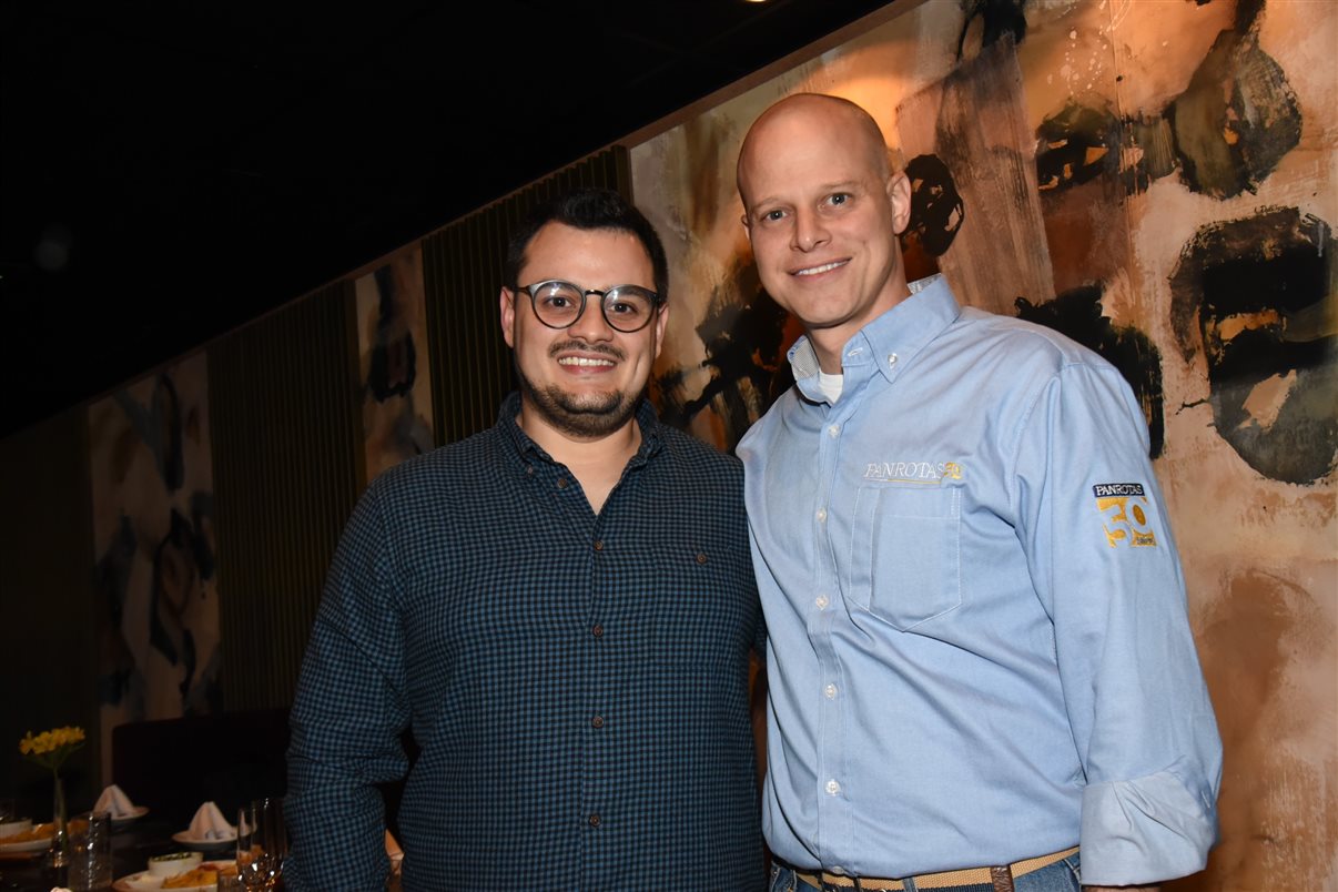 Luiz Moura, da Voll, com José Guilherme Alcorta, da PANROTAS
