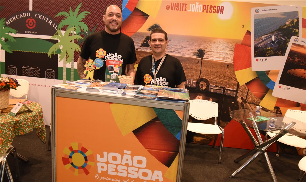 Mauro Roballo e Luciano Lapa, do Turismo de João Pessoa
