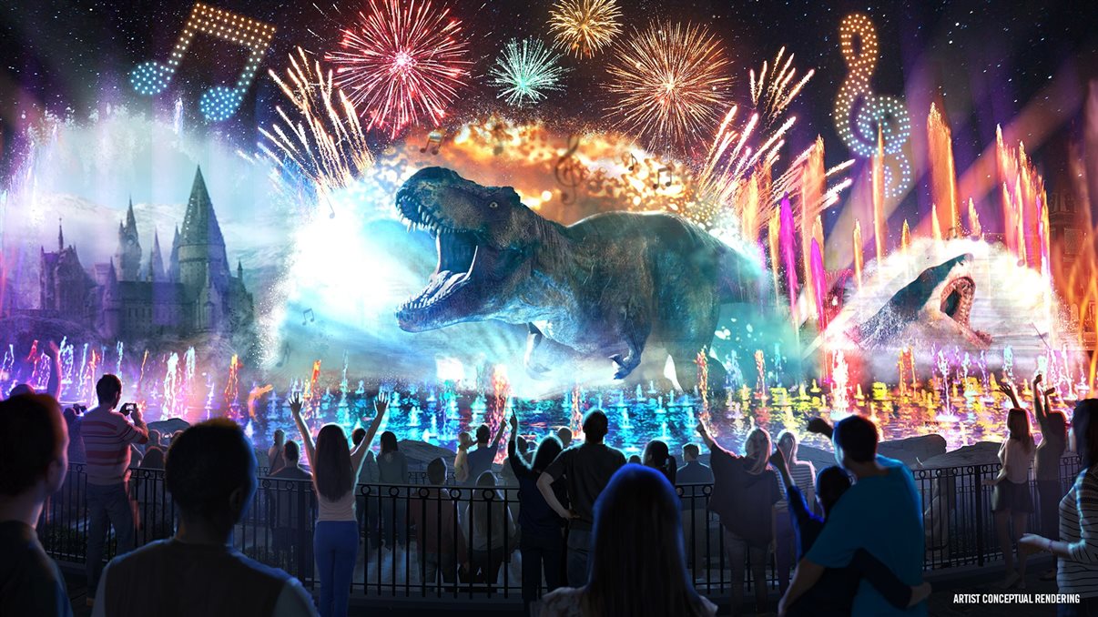 CineSational: A Symphonic Spectacular transformará lagoa do Universal Studios Florida em show de luzes e trilhas sonoras icônicas