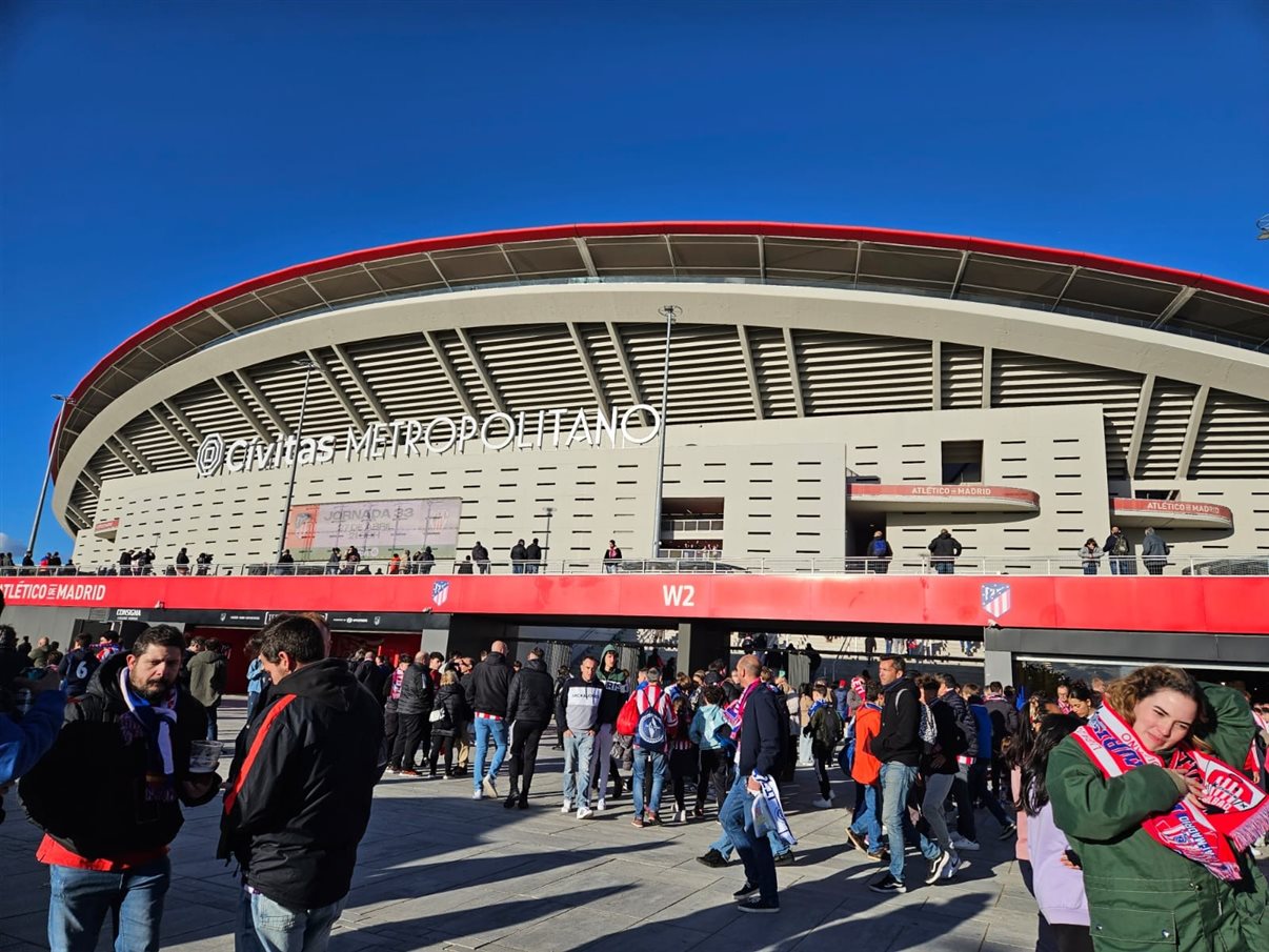 Portal PANROTAS desfrutou a experiência durante o clássico Atletico de Madrid x Atlético de Bilbao, no moderno Estádio Civitas Metropolitano