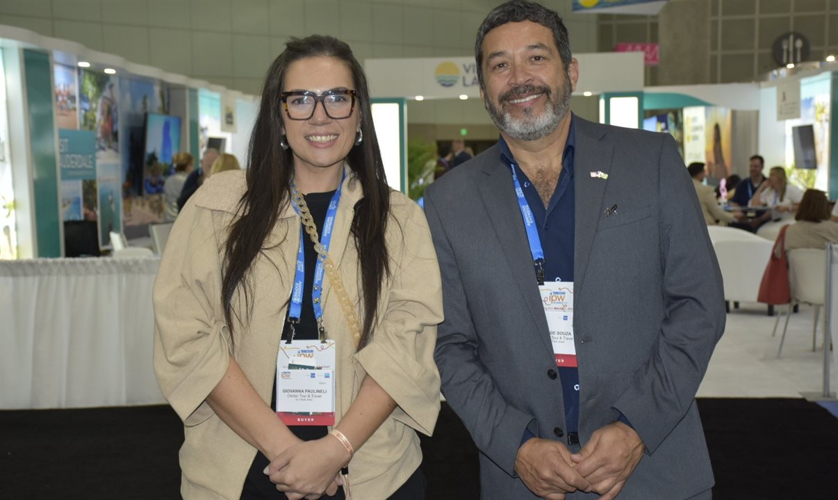 Giovanna Paulineli e Jorge Souza, da Orinter