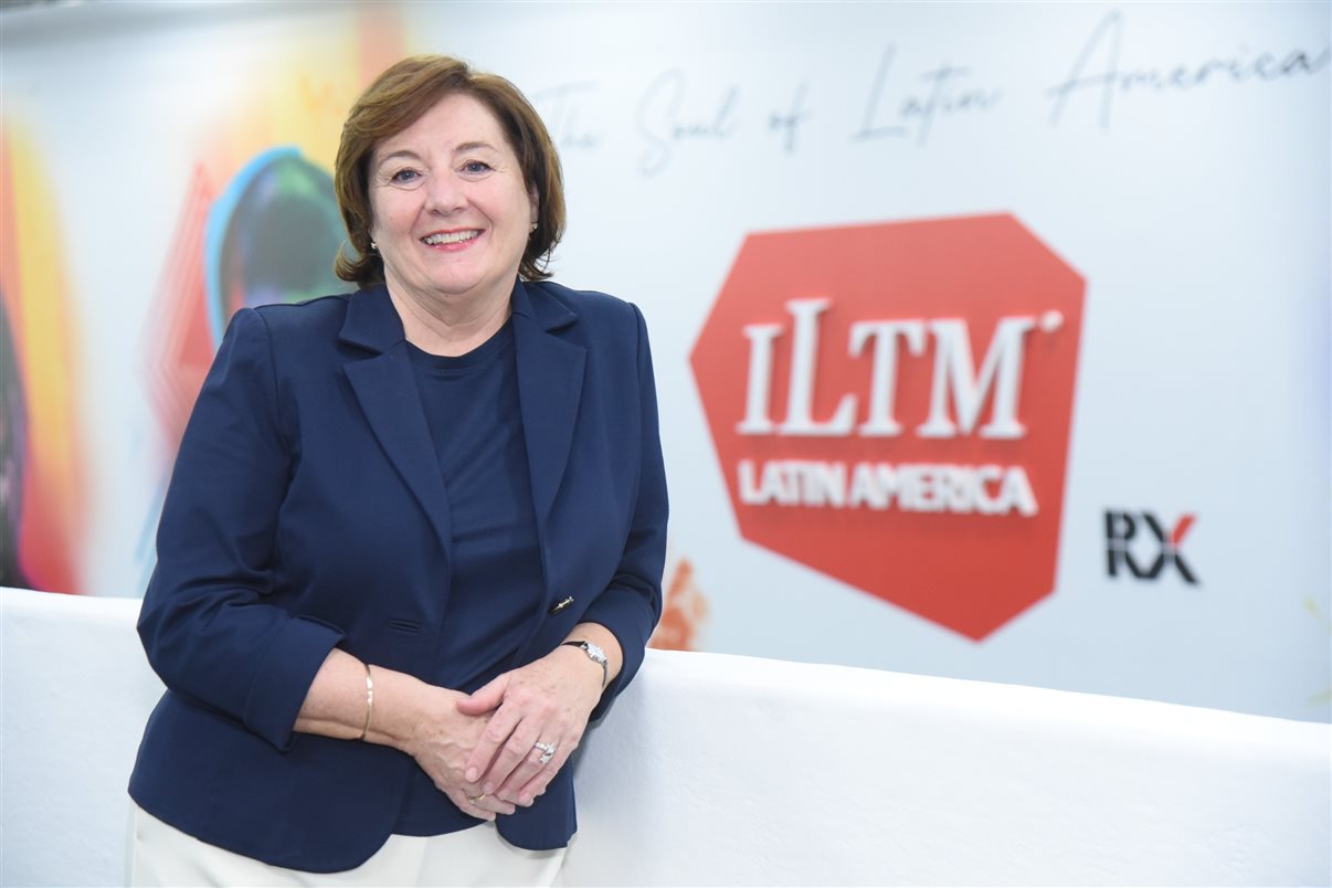 Alison Gilmore, diretora de Portfólio Global da ILTM, na edição latino-americana da feira