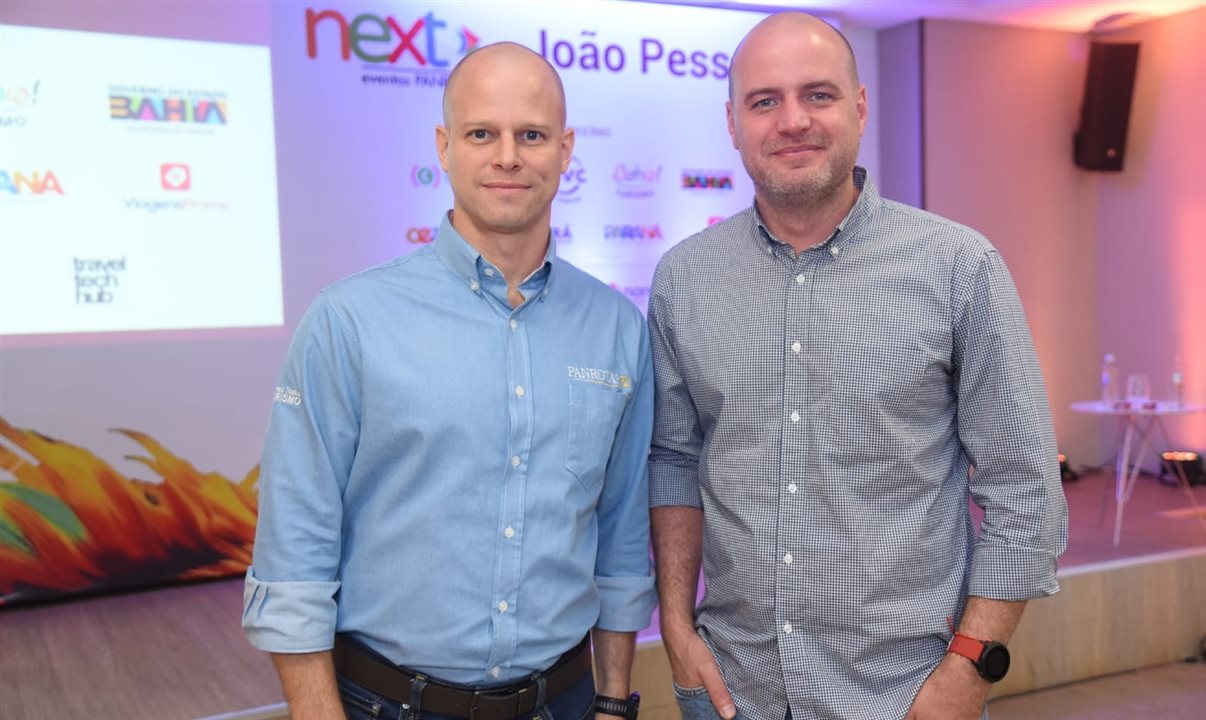 José Guilherme Alcorta (PANROTAS) e Alexandre Cordeiro, idealizadores da Travel Tech Hub e Travel Tech Hub Day