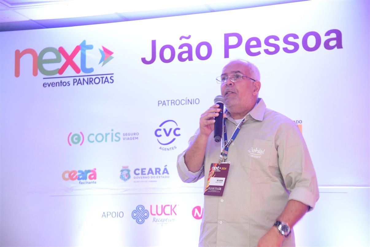 Luiz Carlos Castro, da Setur Bahia, no PANROTAS Next João Pessoa