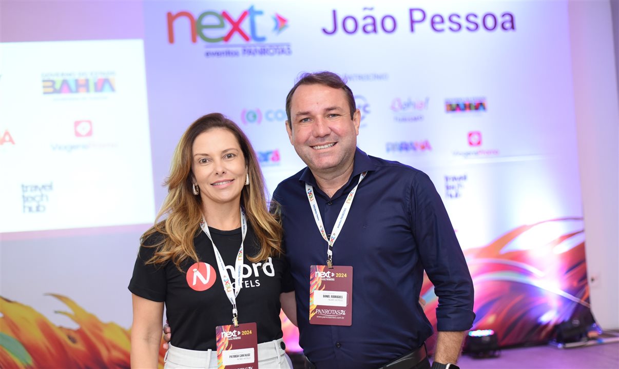 Patricia Cantalice e Daniel Rodrigues, diretores da Nord Hotels