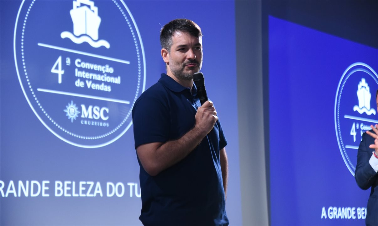 Ignacio Palacios, diretor de Vendas da MSC Cruzeiros no Brasil