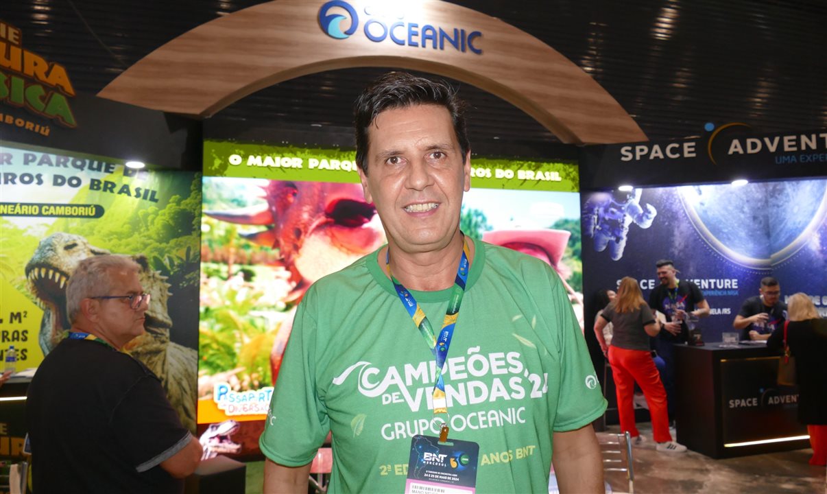 Mano Neves, gerente Comercial do Grupo Oceanic