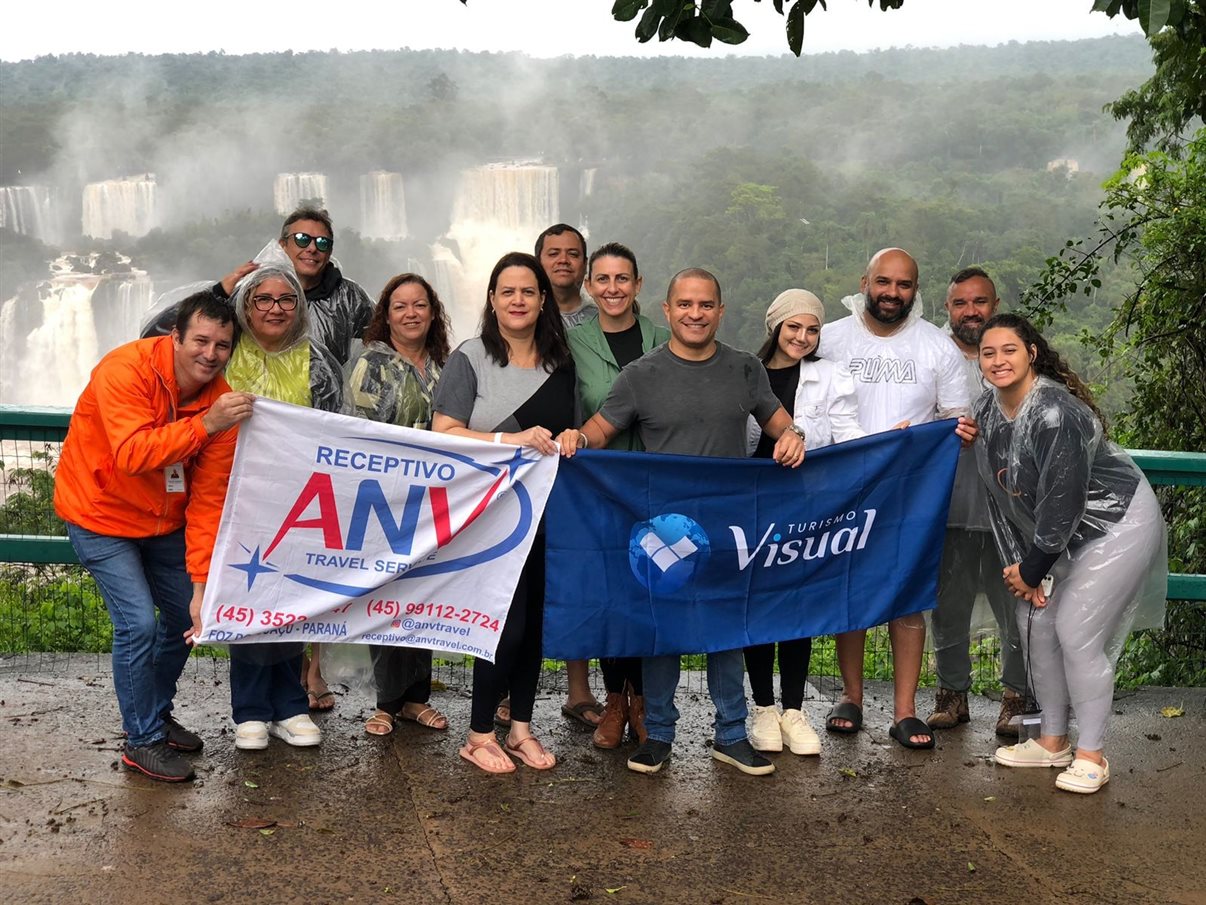 Agentes de viagens conheceram as Cataratas do Iguaçu