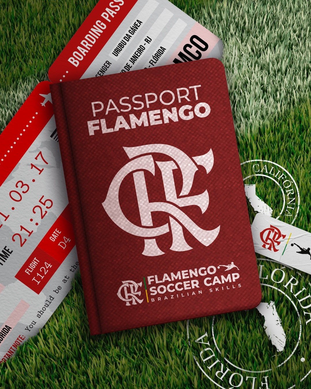 Crianças e jovens que estiverem nos Estados Unidos terão a chance de vivenciar a experiência Flamengo Soccer Camp