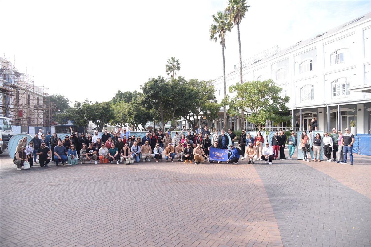 Grupo da Orinter chegou à Cidade do Cabo nesta terça-feira<br/><br/>