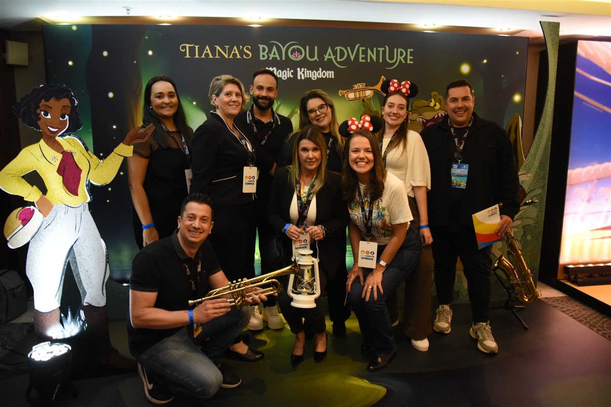 Time BeFly entrou no clima das atrações Disney