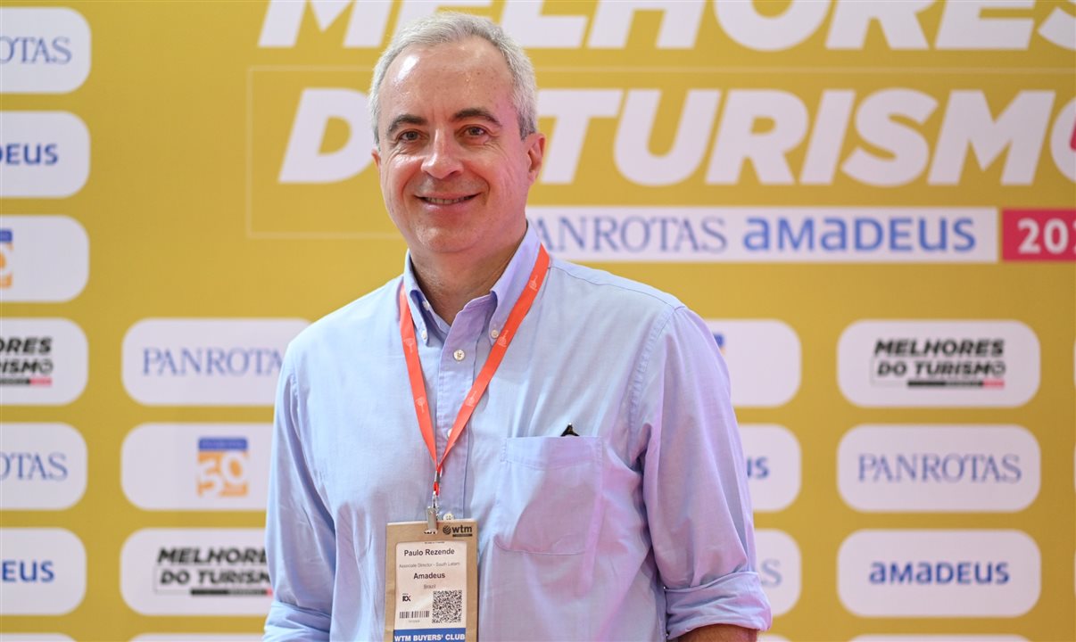 Paulo Rezende, diretor comercial de retail da Amadeus para a América do Sul