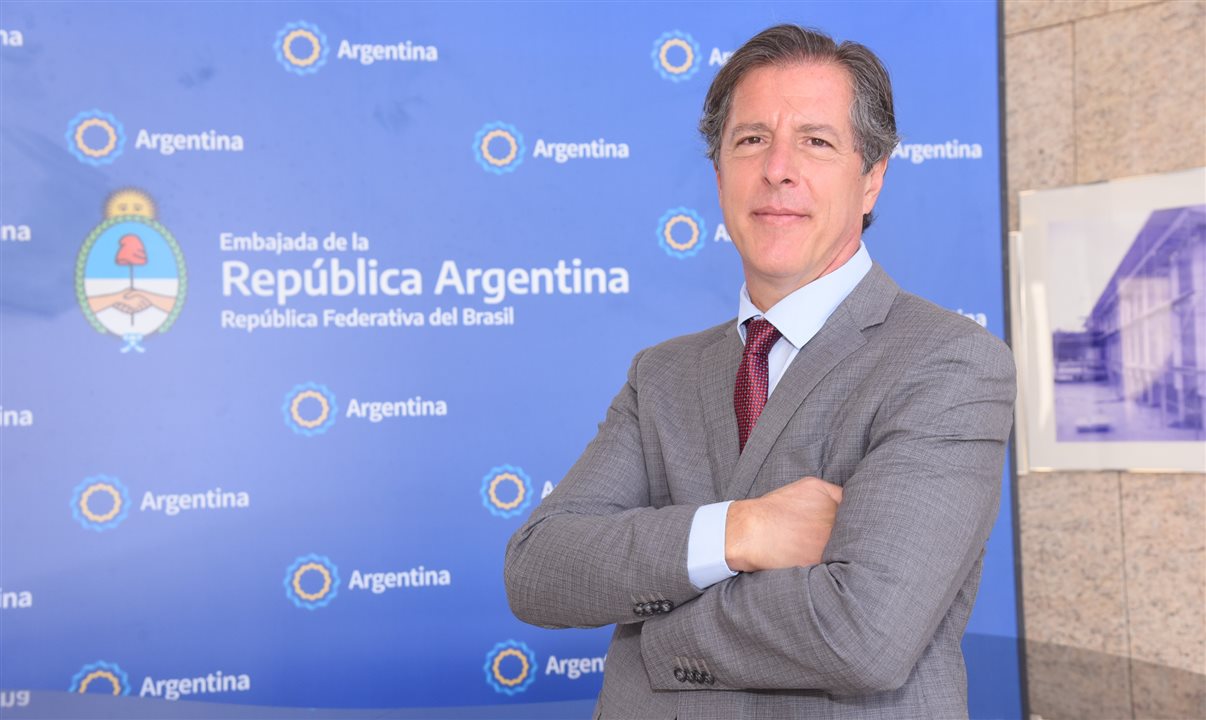 Pablo de Angelis, ministro encarregado de negócios da Embaixada da Argentina no Brasil