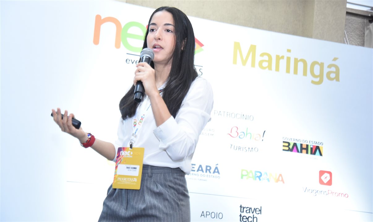 Thais Facundo representou a Secretaria de Turismo cearense no PANROTAS Next Maringá