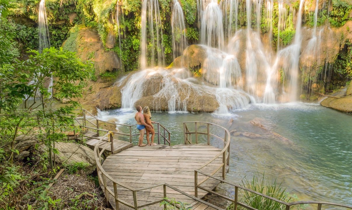 Parque das Cachoeiras, em Bonito (MS)