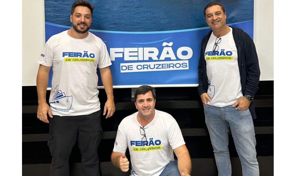 Diego Pedro (Turismo e Viagens pelo Mundo), Clelio Junior (Royal Trip) e <br/>Átila Ferreira (Doce Ilha Tur) são os idealizadores do evento