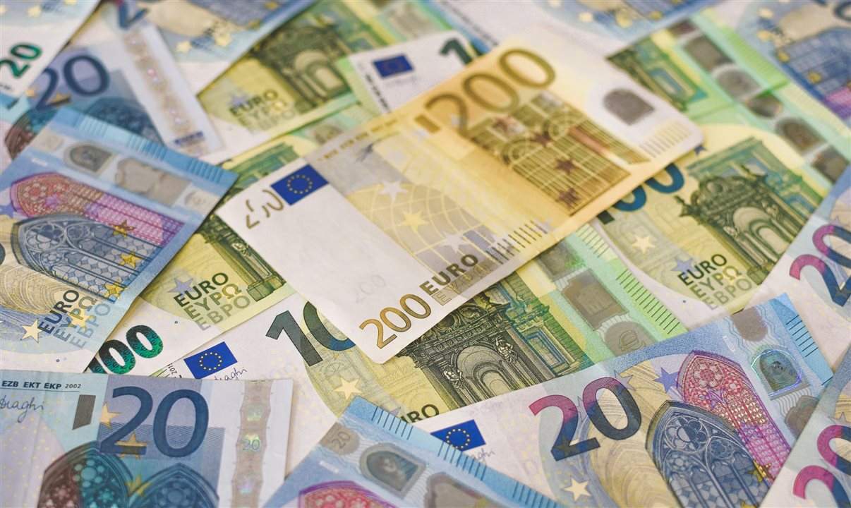 Euro ficou em segundo lugar como a moeda mais transacionada
