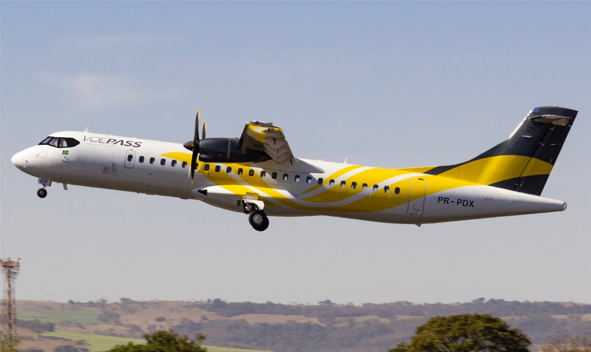 O ATR 72-500 da Voepass fazia o voo 2283 quando caiu em Vinhedo, no dia 9 de agosto