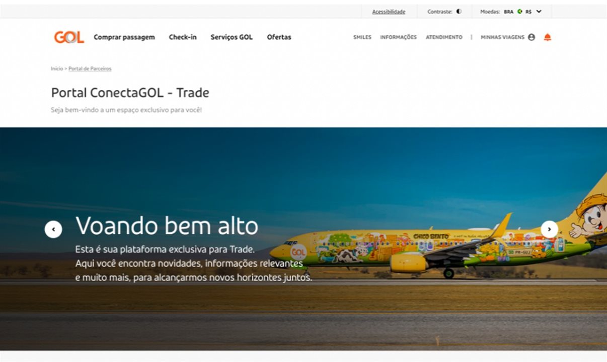 O lançamento da nova versão do site da Gol voltado para agências e agentes aconteceu na sexta-feira (19)