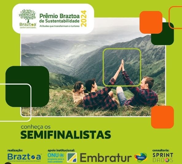 Os finalistas do Prêmio Braztoa de Sustentabilidade serão anunciados no dia 9 de setembro