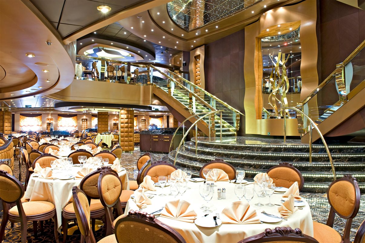 Restaurante La Reggia, no MSC Splendida