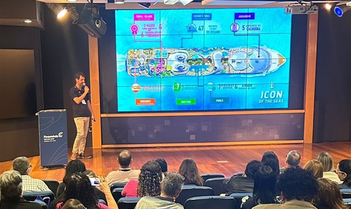 Americo apresentou detalhes do Icon e do Utopia of the Seas