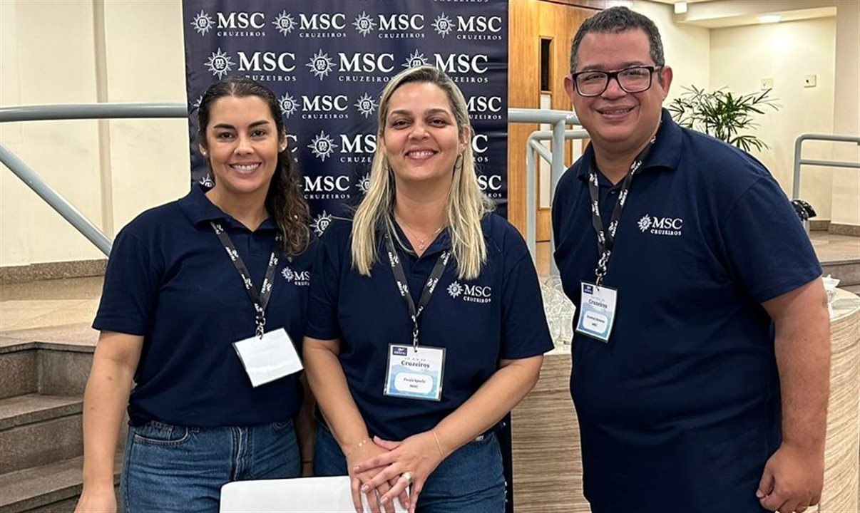 Executivos da MSC presentes no evento