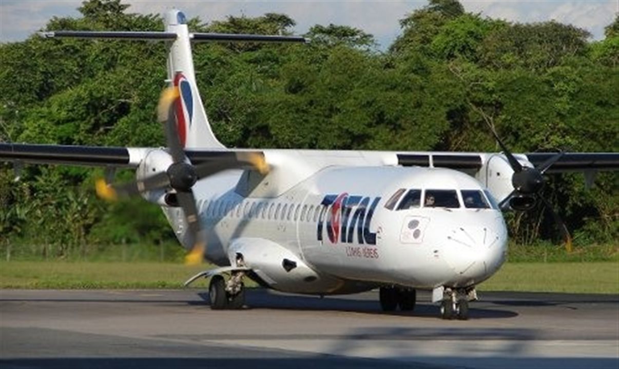 A Total Linhas Aéreas está retomando suas atividades no mercado de transporte regular de passageiros