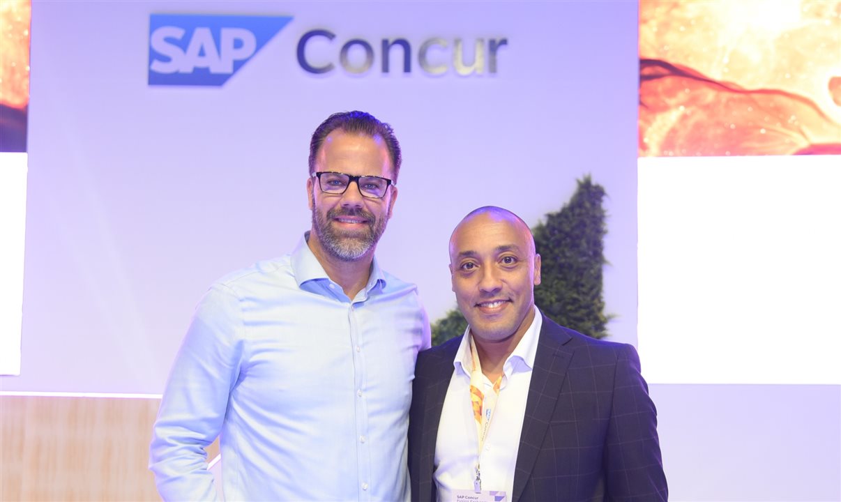 Peter Graulich e Denis Tassitano, da SAP Concur