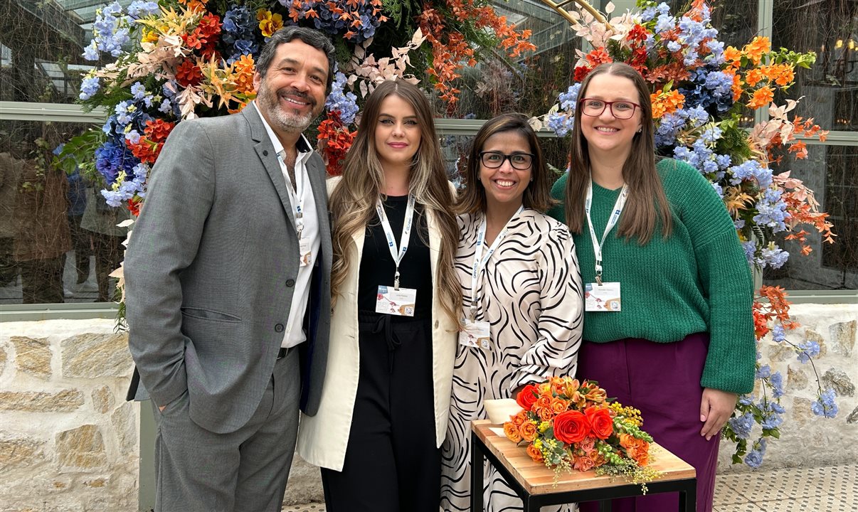 Jorge Souza, Julia Ramos, Juliana Ribeiro e Gracielle Ribeiro, da Orinter