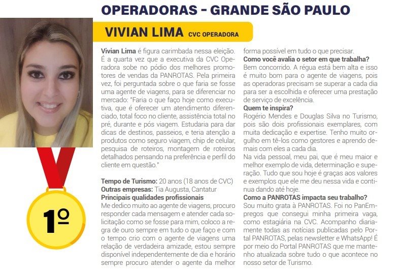 Parte da Revista PANROTAS 1.584