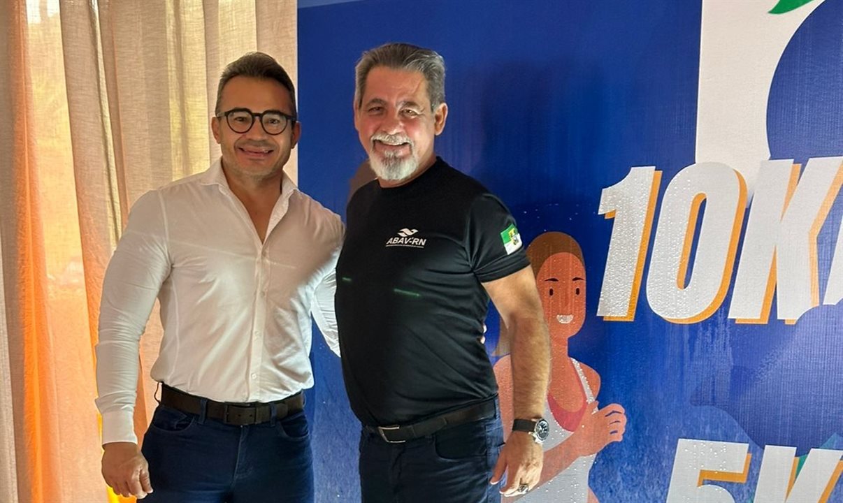 Antônio Neto e Luis Leite, presidente e vice-presidente da Abav-RN<br/>