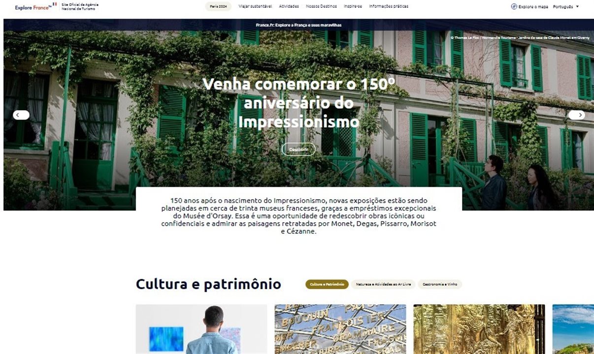 Novo site conta com IA para ajudar a planejar viagens pela França