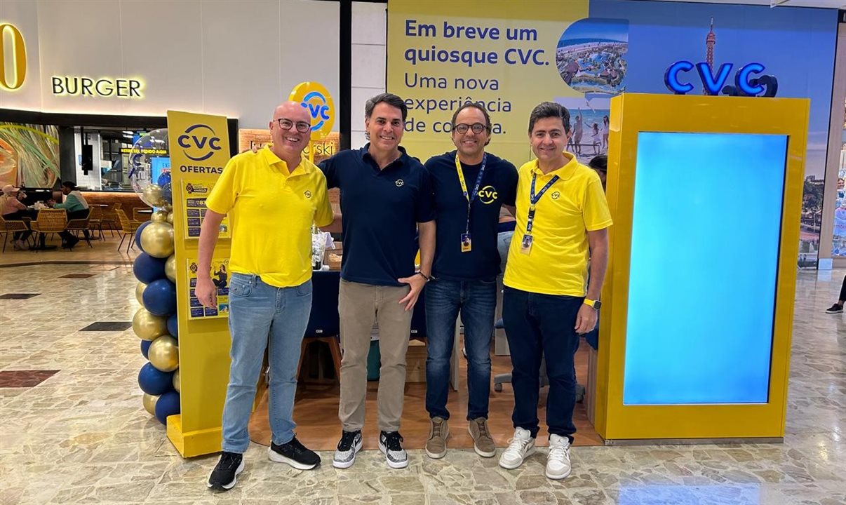 Fabio Mader, Emerson Belan, Fabio Godinho e Roberto Vertemati, da CVC