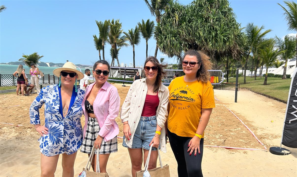 Patrícia Pacheco, da Abreu, Marcela Sacramento, da CVC Corp, Grasielle Stachlewski, da ViagensPromo, e Karina Mendes, da Smiles Viagens, afirmaram que o All You Wish traz inovação a Natal, por ser um produto premium que o destino ainda não oferecia, e contribuirá para o aumento das vendas nas operadoras.