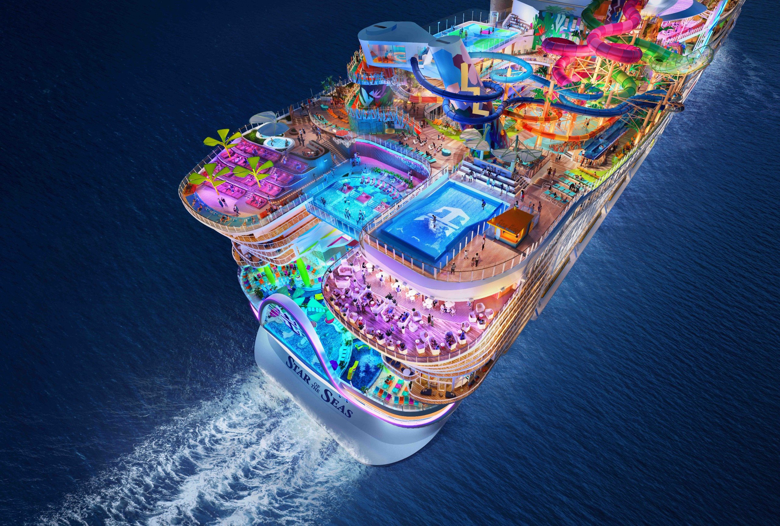 Star of the Seas, navio irmão do Icon of the Seas, fará sua viagem inaugural em agosto de 2025