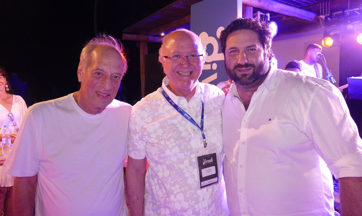 Arnaldo Franken, James Giacomini e Vitor Bauab (Diversa Turismo)