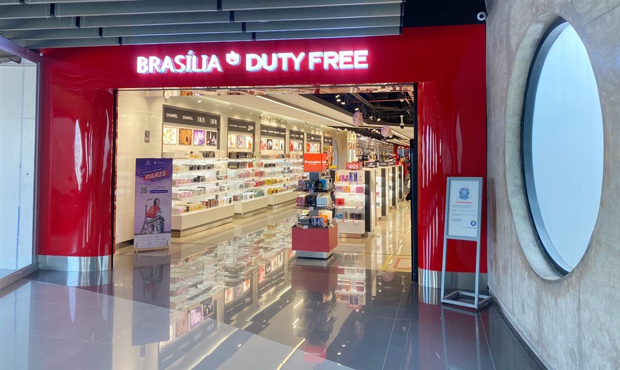 Novo Duty Free de Brasília em formato walk through