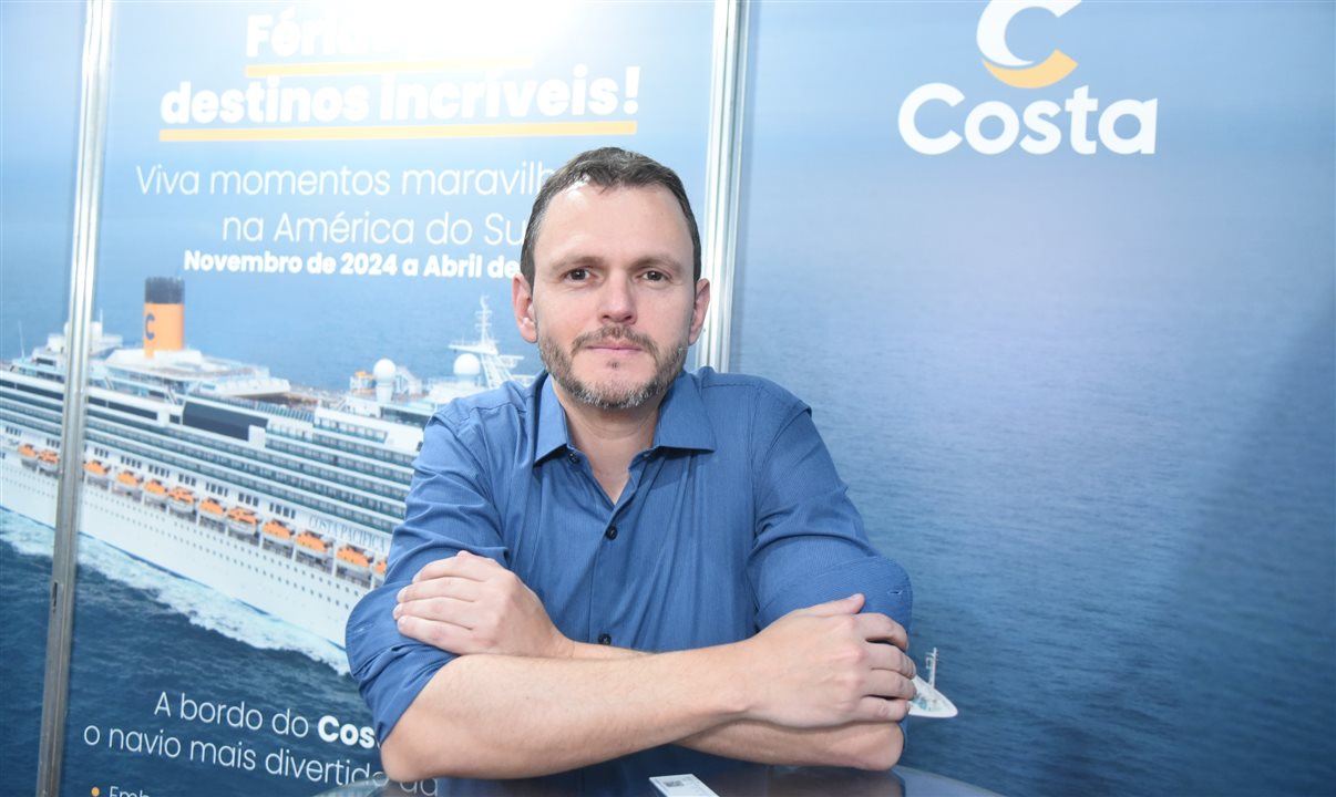 Ruy Ribeiro, diretor comercial da Costa Cruzeiros no Brasil