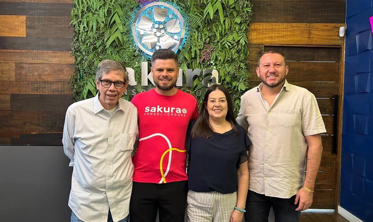 Cassio Oliveira, Marcel Mazzonetto, Vivi Siqueira e Wagner Chaves, da Sakura