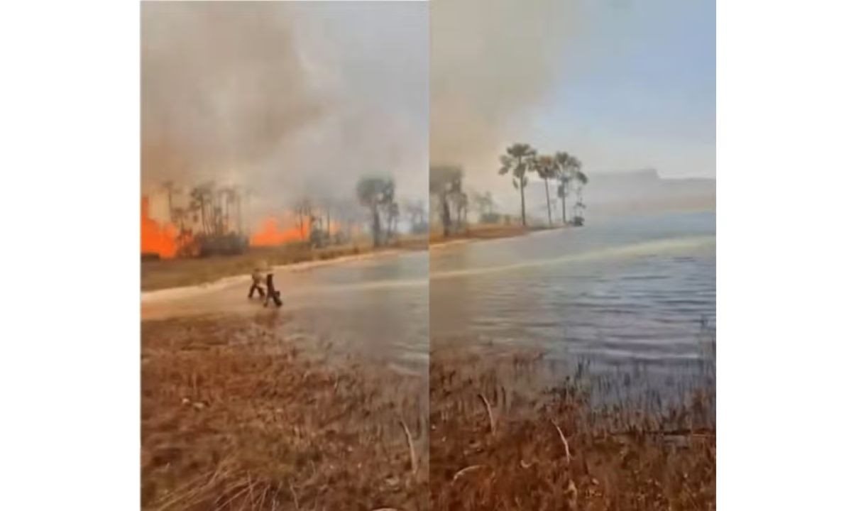 Incêndios atingiram vegetação e alguns quiosques