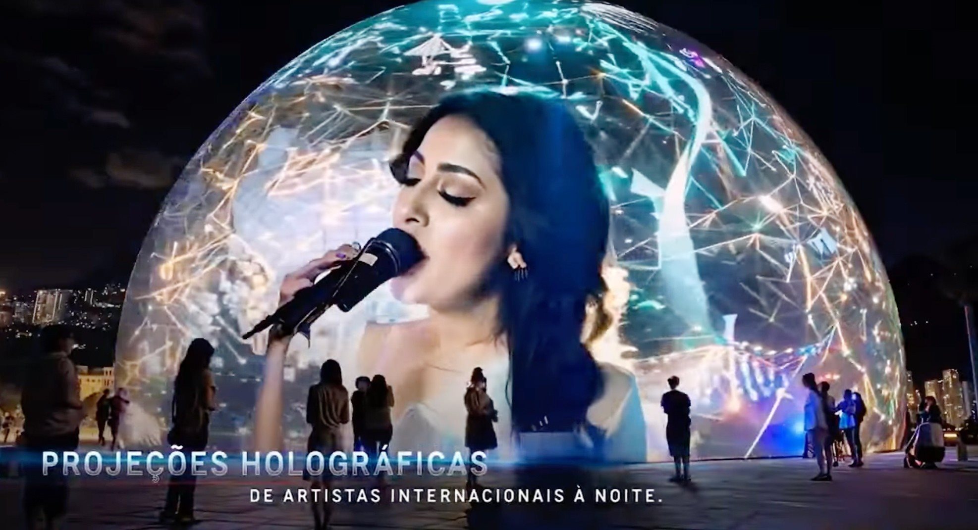 Haverá shows holográficos de artistas internacionais