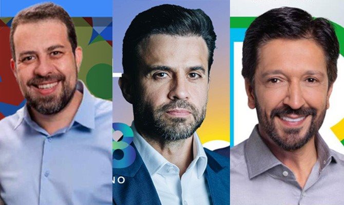 Imagens foram tiradas dos documentos oficiais em que constam as propostas dos três candidatos. Neste caso, a ordem das fotos segue a alfabética: Guilherme Boulos, Pablo Marçal e Ricardo Nunes