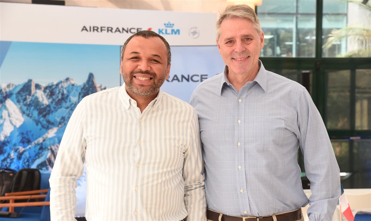 Paulo Cruz e Eduardo Moraes, da Air France-KLM