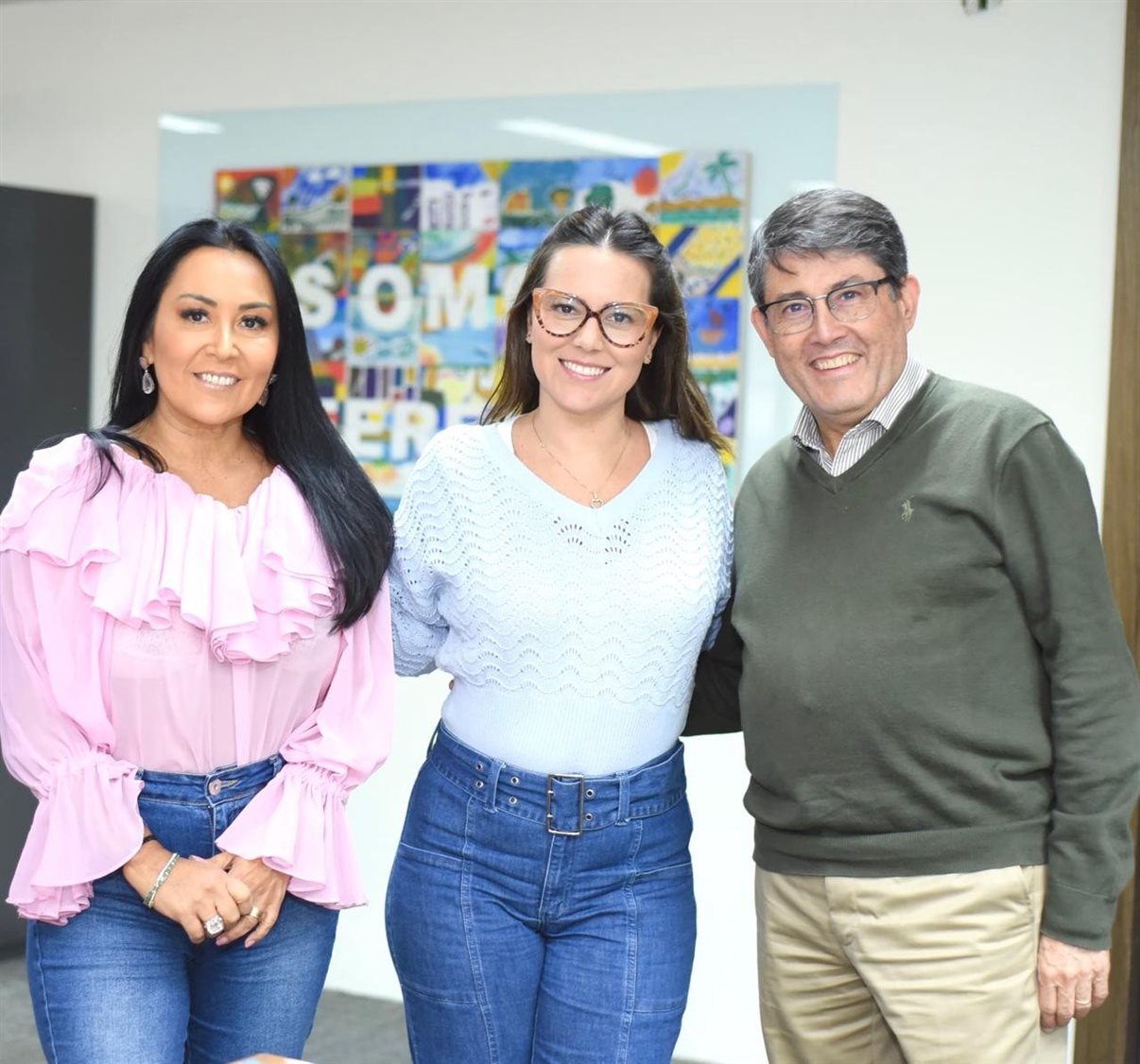 Leonor Bernhoeft (CEO), Patrícia Vazquez (sócia e diretora operacional) e Luiz Teixeira (diretor comercial), da LTN Brasil