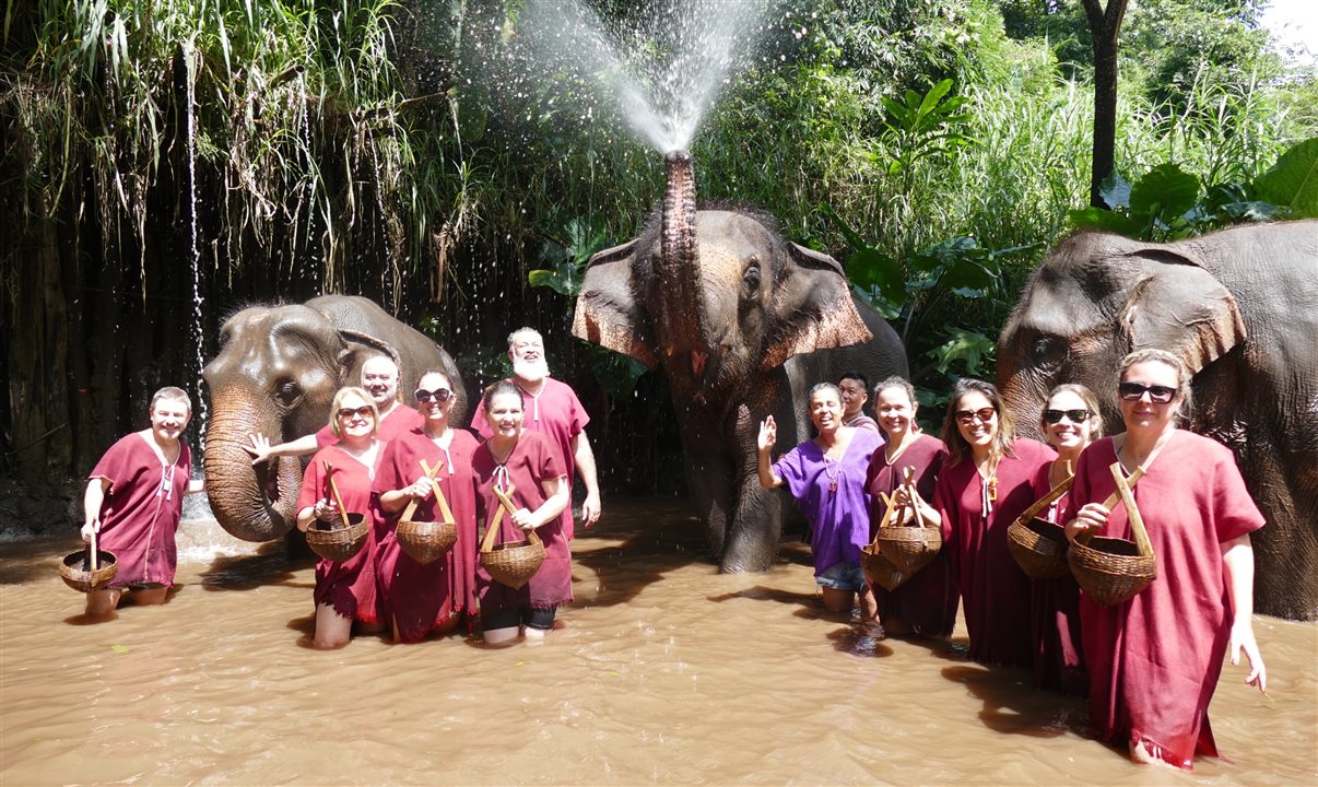 Famtour da Visual Turismo com Top Sellers no Elephant EcoValley, na Tailândia