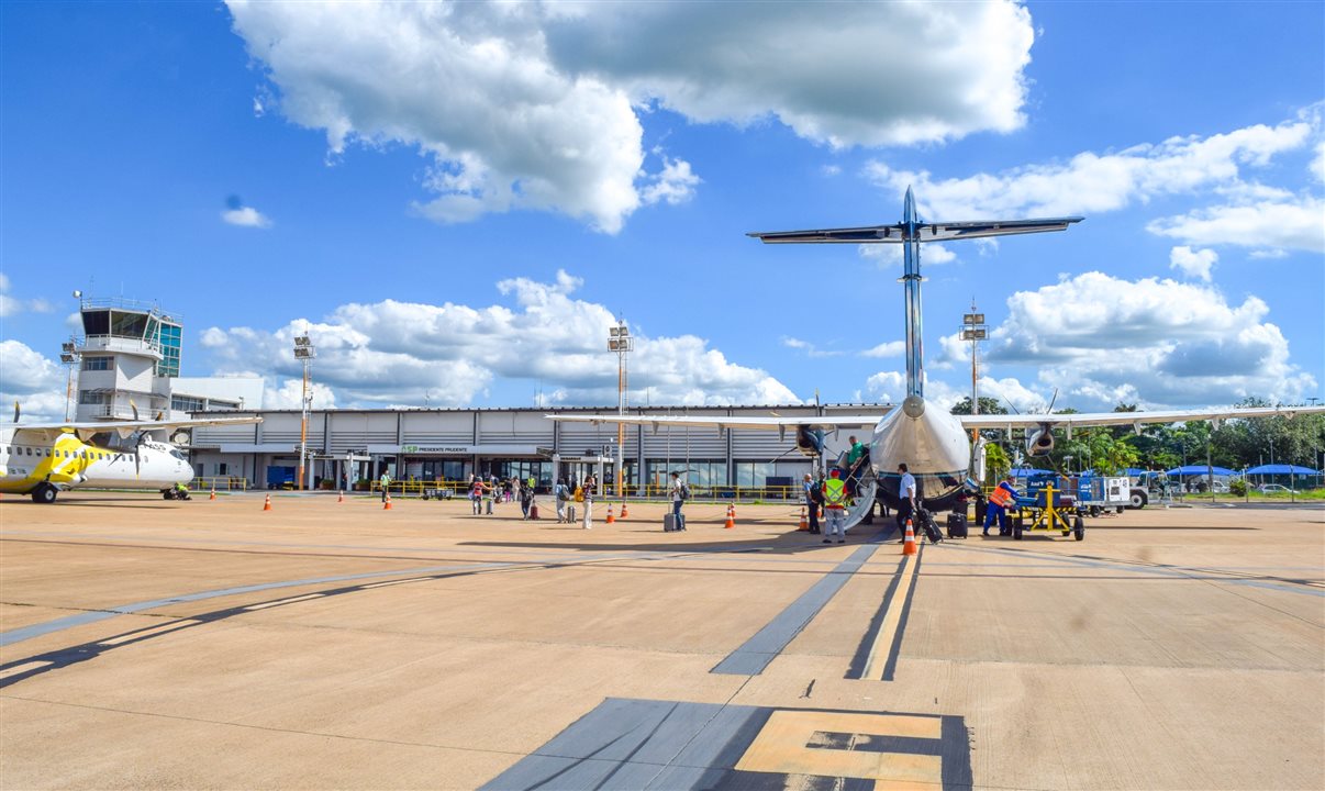 Aeroporto de Presidente Prudente destaca-se pelo aumento do número de frequências extras 